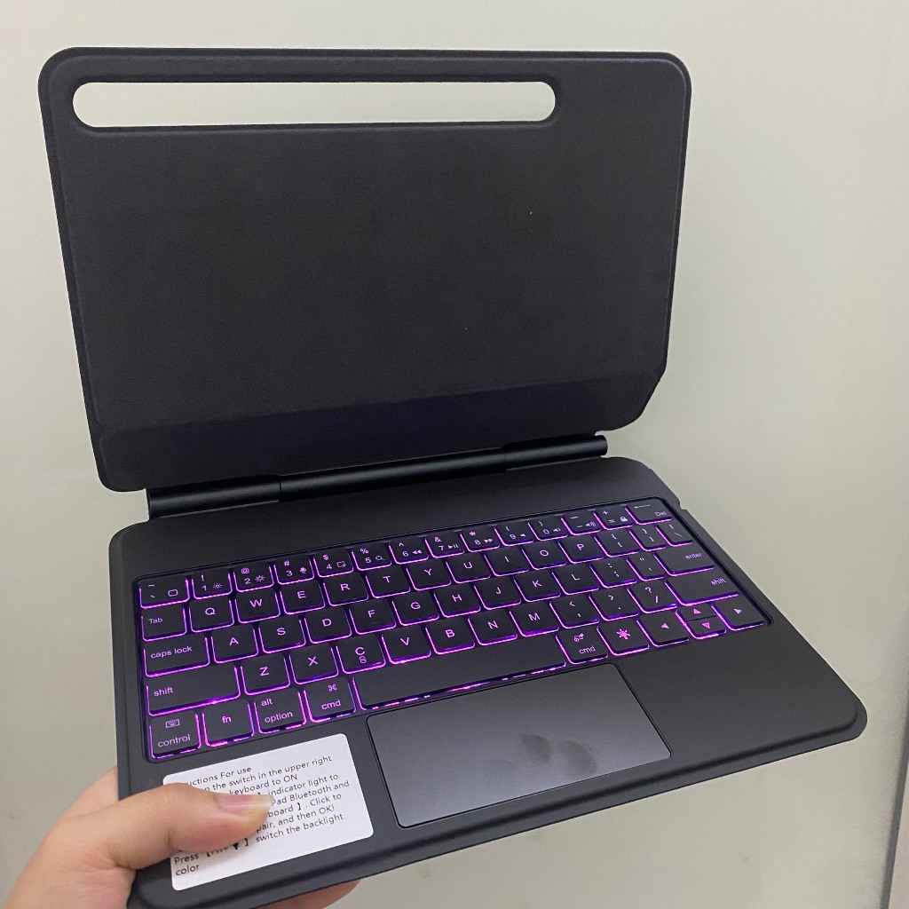 Magic Keyboard Bao da bàn phím magic keyboard OEM Samsung Tab S9 S9FE có trackpad đèn led phím 7màu