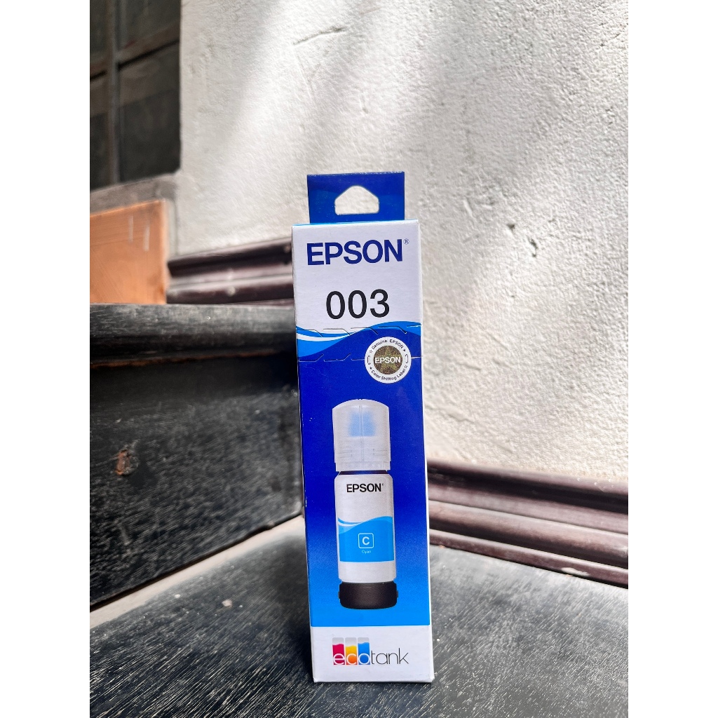 Mực in Chính Hãng Epson 003 ( C ) Xanh – Cho Máy L1110/L3110/L3150/L5190/L1216/l1210/L3216/L3210/L32