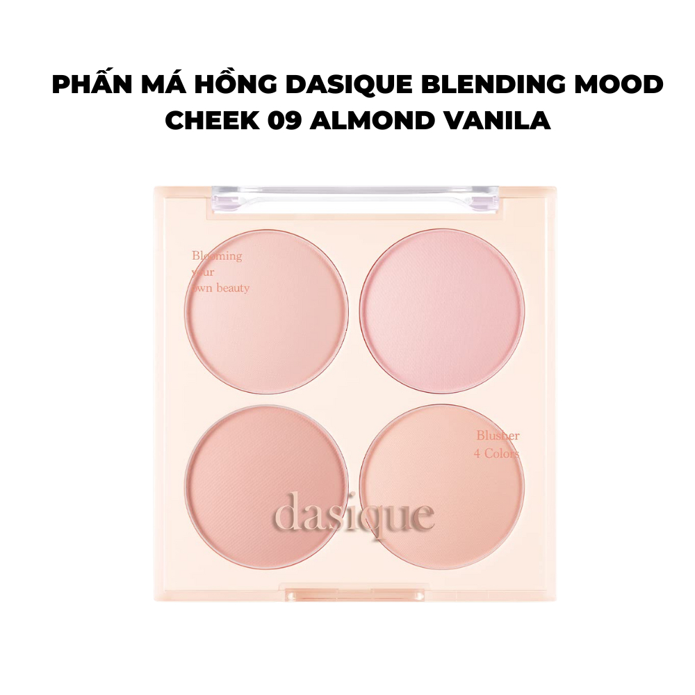 Phấn Má Hồng 4 Ô Dasique Màu Bluberry Và Vanilla Dasique Blending Mood Cheek