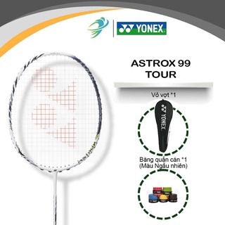  Yonex Vợt cầu lông ASTROX 99 PRO WHITE căng sẵn lưới 9-11kg 4U bản mới Tặng 1 Quấn Cán+ bao Vợt 