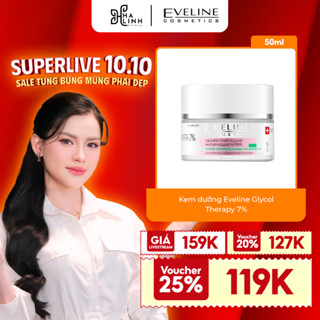 [VHL X EVELINE] Kem dưỡng Eveline Glycol Therapy 7% ngừa mụn, mờ thâm 50ml