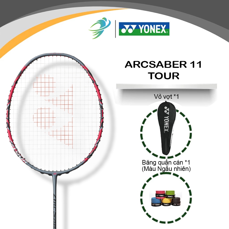Vợt cầu lông YONEX ARCSABER 11 Căng cước sẵn Max 11kg,Tấn công và phòng thủ cơ bản Tặng+1 Quấn Cán+ 
