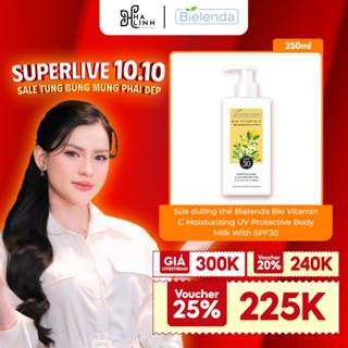 [VHL X BIELENDA] Dưỡng thể trắng da chống nắng Bio Vitamin C with SPF30 - 250ML