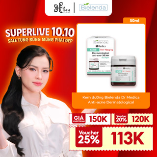 [VHL X BIELENDA]  Kem dưỡng Niacinamide Bielenda Dr. Medica Anti-acne giảm mụn, mờ thâm 50ml