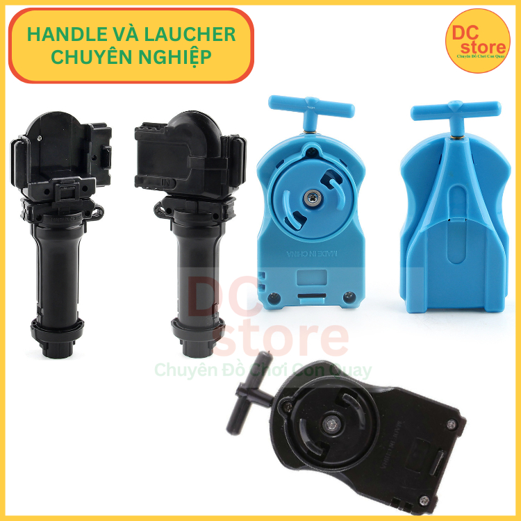 Handle & Launcher Chuyên Nghiệp Cho Con Quay Vô Cực – Phụ Kiện Không Thể Thiếu Cho Bé Trai Trên 3 Tuổi