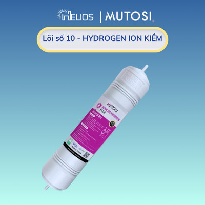 Lõi lọc nước Mutosi 10 - Hydrogen Ion Kiềm - Tăng hàm lượng khoáng chất trong nước - Hàng chính hãng