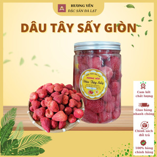 Dâu tây sấy giòn sấy lạnh thăng hoa không đường thơm ngon bổ dưỡng chua ngọt tự nhiên Hương Yến 