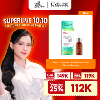 [VHL X EVELINE] Serum Eveline Glycol Therapy 5% treatment against imperfections 18ml