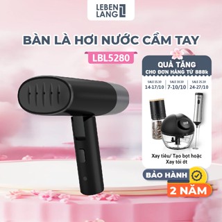 Bàn Ủi Hơi Nước Cầm Tay Lebenlang LBL5280 900W Thiết Kế Gấp Gọn Tặng Kèm Túi Đựng, Bảo Hành 2 Năm