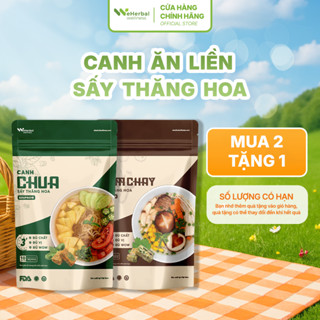 [MUA 1 TẶNG 1] Canh Súp Ăn Liền Canh Chua, Canh Cải Thịt, Canh Mồng Tơi, Súp Nấm Chay Eherbal Wellness