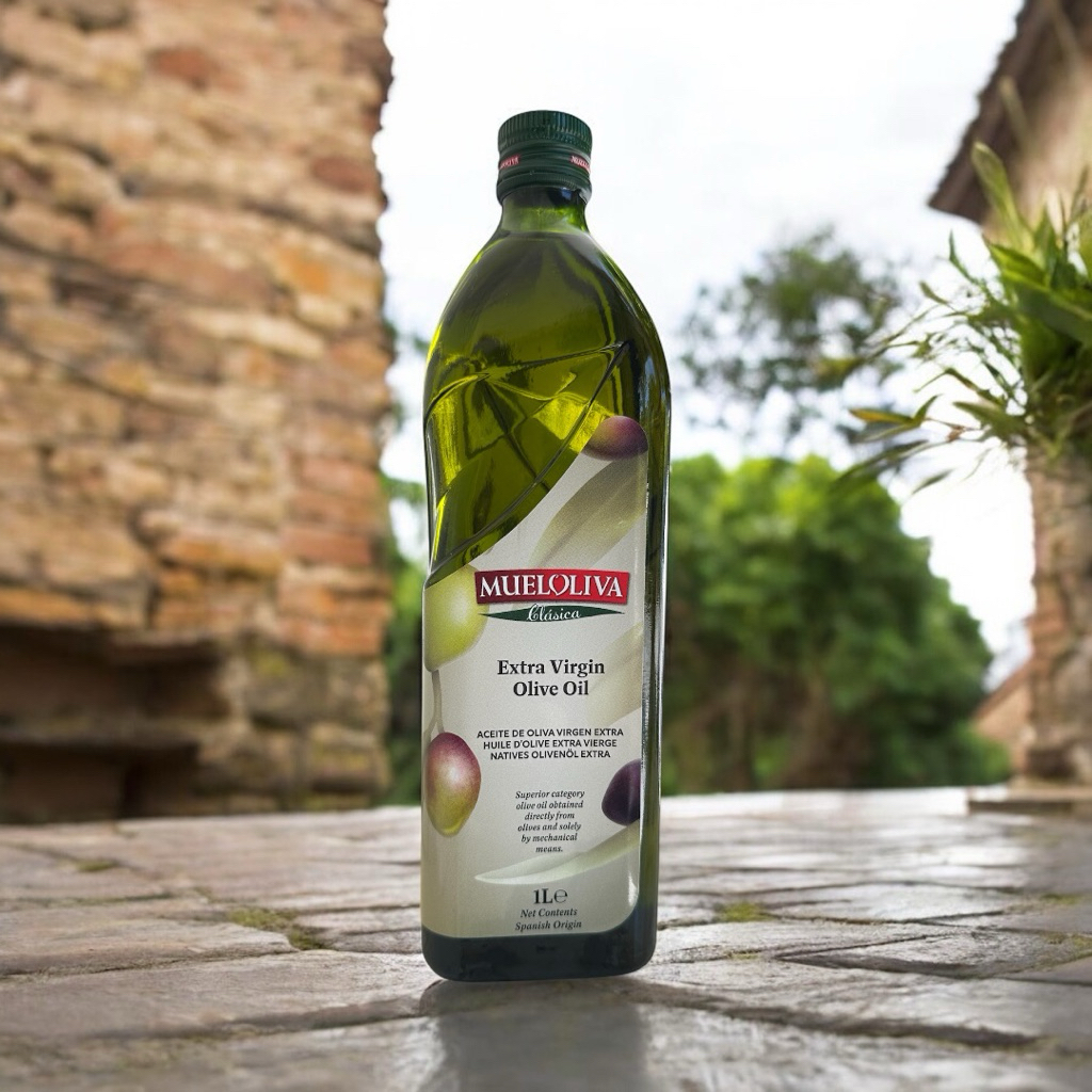 Dầu Oliu nguyên chất cao cấp - Extra Virgin Mueloliva Olive Oil 1L – Nhập khẩu Tây Ban Nha