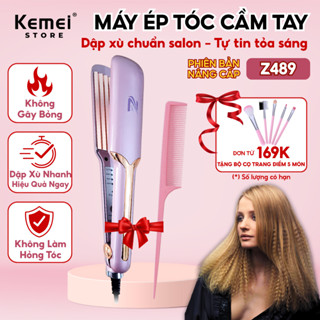 Máy bấm tóc Z-489, máy dập xù làm nóng nhanh vào nếp tóc tức thì