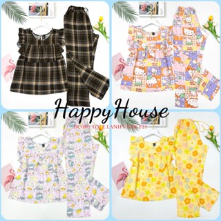 Đồ Bộ Tole Nữ, Bộ Lanh Dài Cánh Tiên Bèo Ngực F21 VNXK 45-75kg, chất tole 2 da loại 1 mịn mát cao cấp - có BigSize