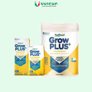 Sữa Bột/Sữa Nước Nutifood GrowPLUS+ Colostrum Lactoferrin lon 800g
