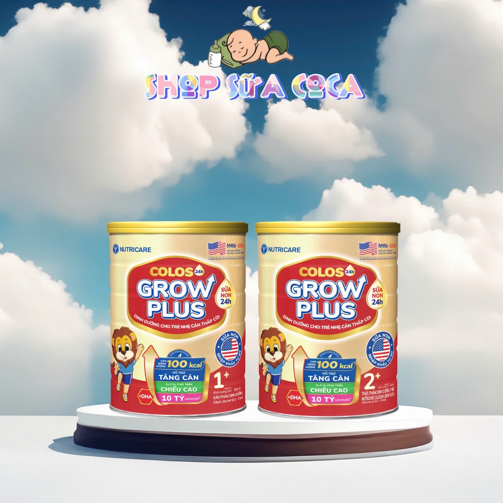 Nutricare Colos Growplus 850gr đủ loại date mới