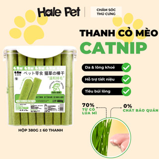 [HỘP 380G ~ 60 THANH] Thanh cỏ mèo mix thịt gà GZM - Giúp tiêu búi lông, làm sạch răng, thơm miệng