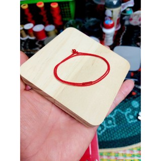 Vòng Chỉ Đỏ Cuốn 2 Nấc May Mắn - Bình An ( Thông báo - Ghi chú size cổ tay )