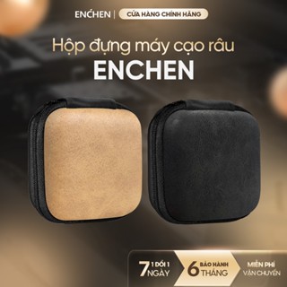 [ Quà Tặng ] Hộp đựng máy cạo râu Enchen mini - chất liệu EVA - 8.5 x 8.8 x 4cm - Nâu, Đen
