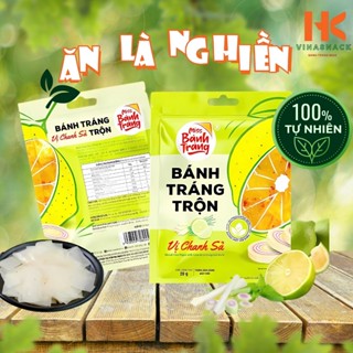  COMBO CHANH SẢ- Bánh Tráng Miss Mini Vị Chanh Sả Gói 20 Gram Ngon Dễ Nghiện,Vinasnack- Bánh Tráng Miss 