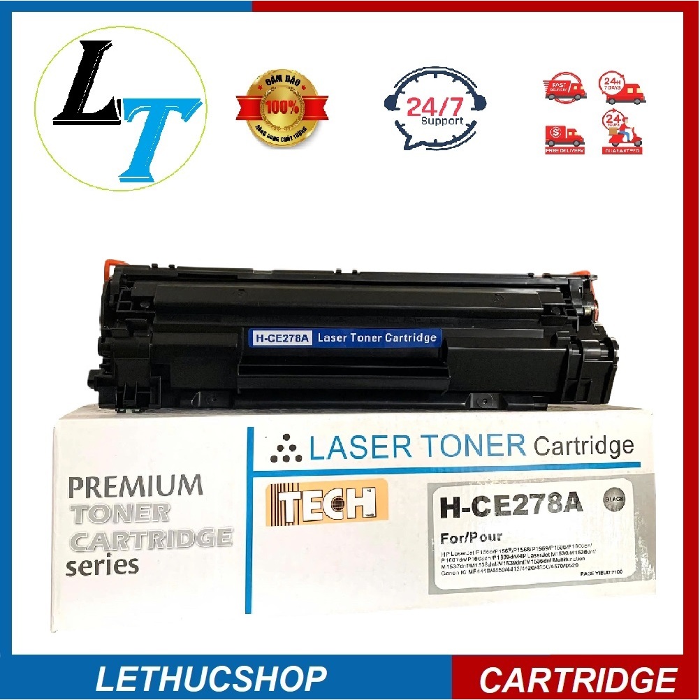 Hộp mực dùng cho máy in Canon-LBP 6230, 6230dn, 6230dw, 6200, 6200d  (326, HP 78A, CE278A)