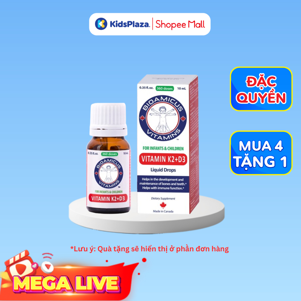 [M4T1] - Bioamicus vitamin k2D3 cho bé