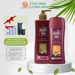 Dầu gội thảo mộc chăm sóc da đầu dành cho da đầu ngứa, nhiều gàu - Nguyên Xuân đỏ NX2