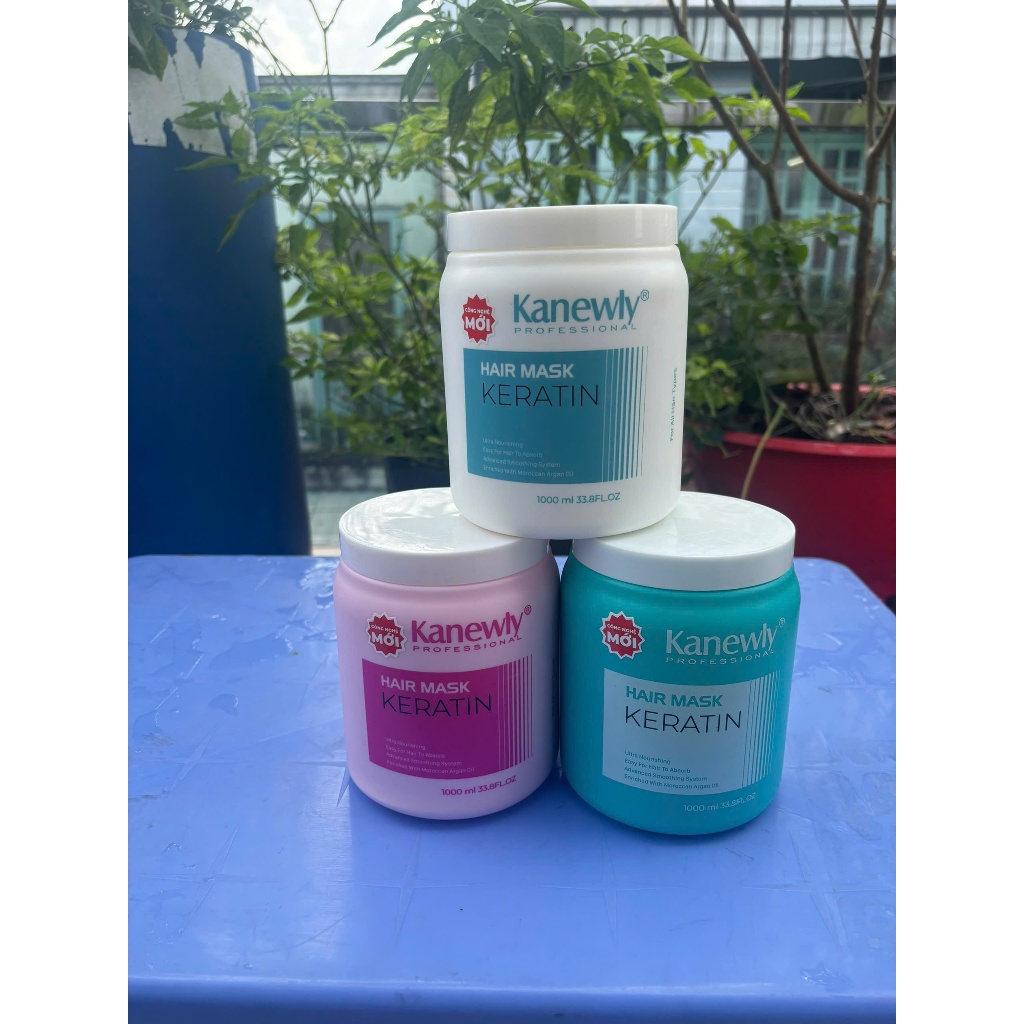 Hấp xả mềm mượt tóc kanewly 1000ml