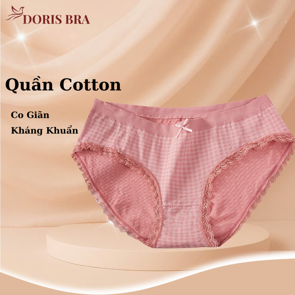 QL321-Quần lót cotton co giãn 8 chiều kháng khuẩn hàng Nhật