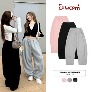 Quần Nỉ Unisex Bycamcam Ống Rộng Sweatpants Basic Collection Nam Nữ