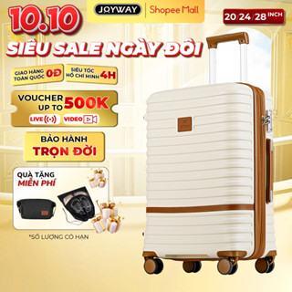 HÀNG ĐẸP Vali sang trọng JOYWAY dây kéo size 20/24/28 nhựa ABS cao cấp mới chống nước khóa số TSA