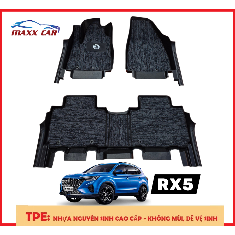 MG RX5 - Thảm lót sàn MAXXCAR nhựa TPE NGUYÊN SINH đúc 5D tràn viền cao cấp xe MG RX5 2024,2025+
