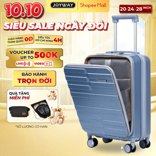 Vali Nhựa Đẹp Bền ABS Cao Cấp JOYWAY x MELALINIA SIZE 20/24/28 Khóa số TSA BẢO HÀNH TRỌN ĐỜI