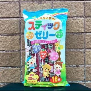   HSD 02 2026  Thạch Que Ribon 100% Nước Ép Trái Cây 18 Cái 290g Nhật Bản 