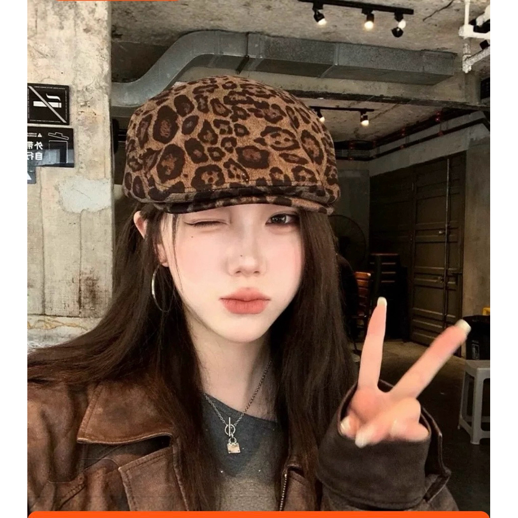 MŨ HOẠ SĨ HOẠ TIẾT DA BEO