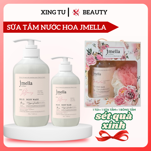 Sữa tắm nước hoa Jmella Sữa Tắm Dưỡng Ẩm Hương Nước Hoa Jmella In France Body Wash Hàn Quốc 500ml - 