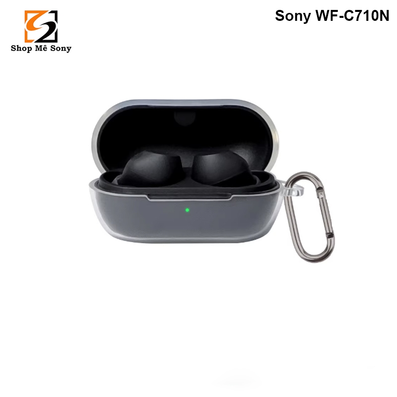 Case vỏ bảo vệ trong suốt Sony WF-C710N (kèm móc khóa)