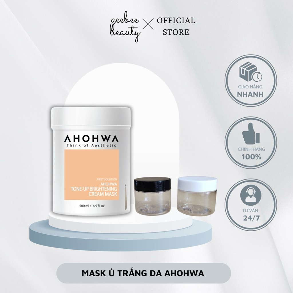 (HÀNG CTY) Mẫu Thử Ủ Trắng Ahohwa Brightening Mask Cream