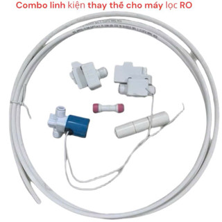 COMBO linh kiện máy lọc gồm ( van từ, áp cao, áp thấp, van thải, van 1 chiều, dây 6)