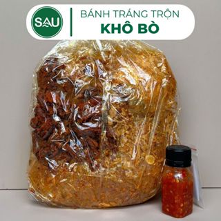  Bịch 400G Bánh Tráng Trộn Sẵn Khô Bò Hành Phi - Sốt Chấm Độc Nhất | SÂU BÁNH TRÁNG 