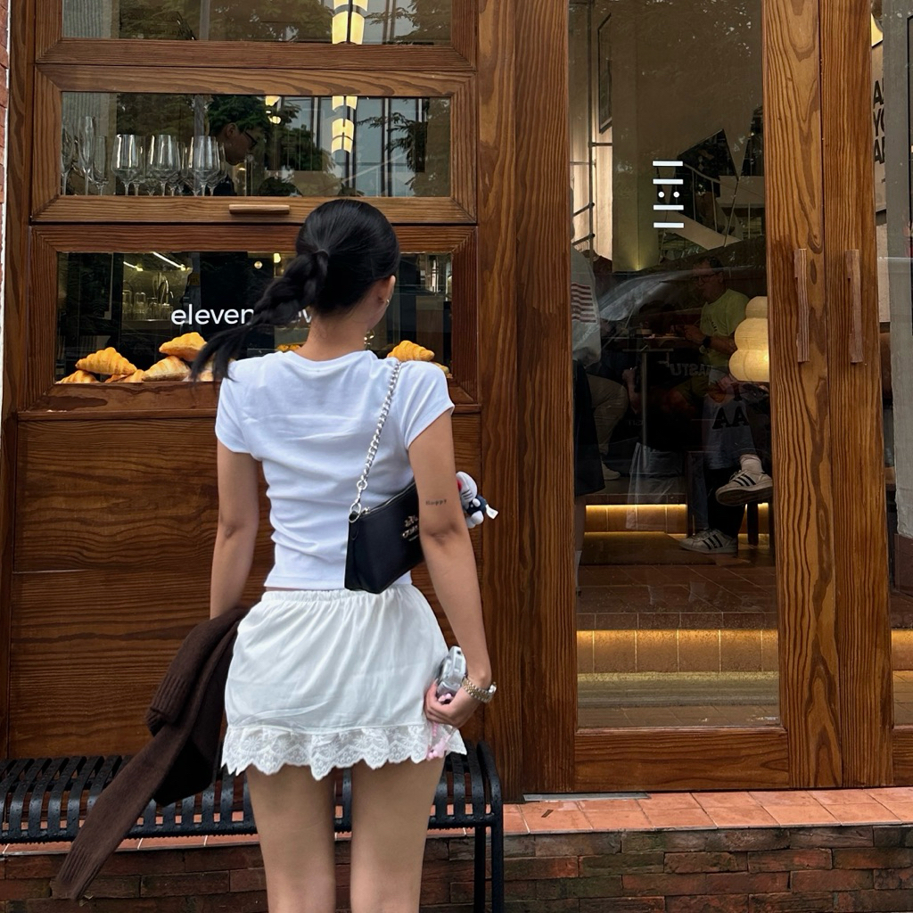 LACE SKIRT - Chân váy ren dáng ngắn tiểu thư (đọc kĩ kích thước trong phần mô tả) | BigBuy360 - bigbuy360.vn