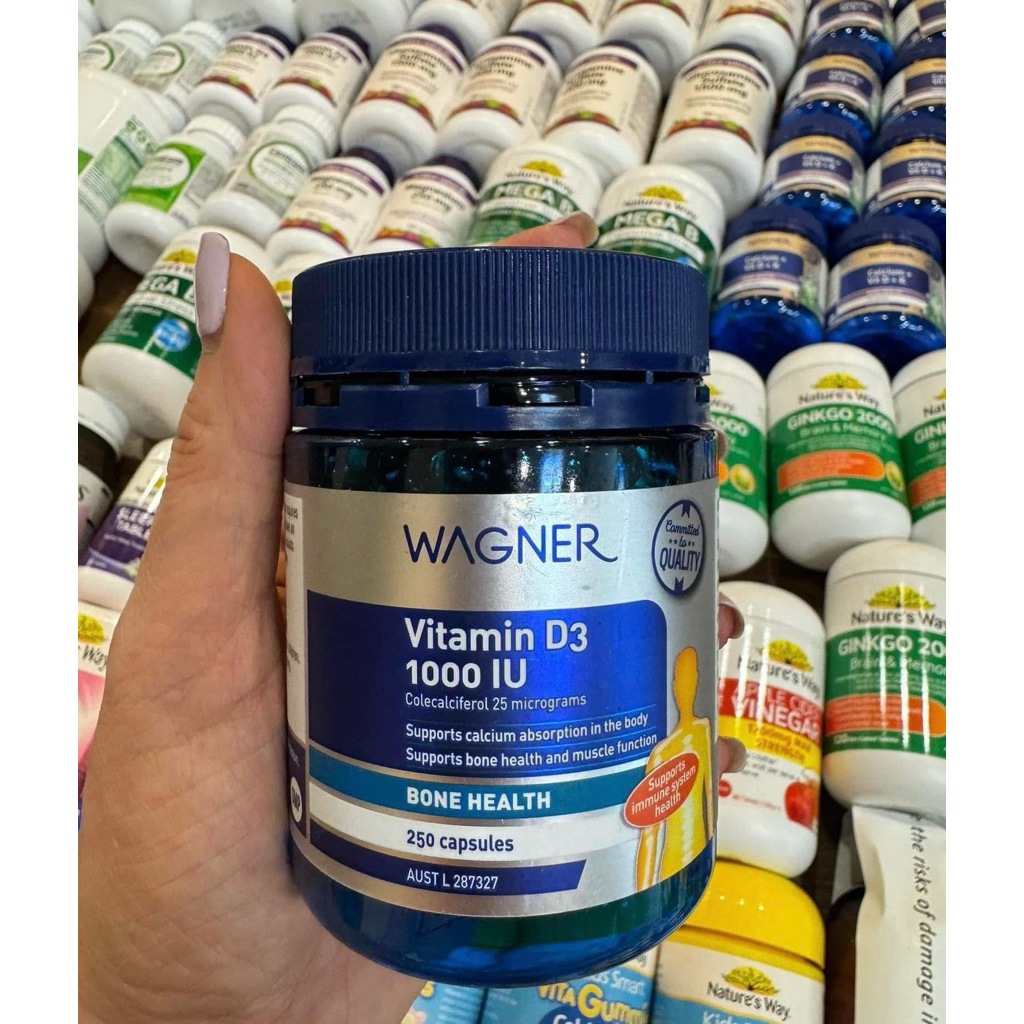 VITAMIN D3 WAGNER 1000IU 250 VIÊN