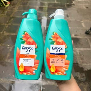 Combo 2 chai Dầu Gội, Xả Rejoice màu Cam siêu mượt Thái Lan Dưỡng Tóc Mềm Mượt 525ml/chai