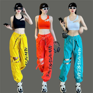  Quần tập nữ kaki hở gối đồ tập nhảy shuffle dance dân vũ aerobic nhiều màu 