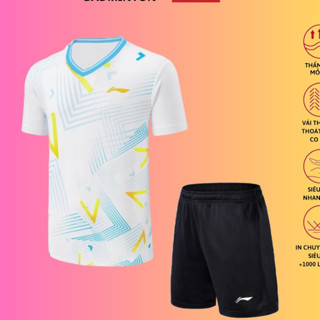 Áo Cầu Lông, Quần Cầu Lông, Bộ Cầu Lông LINING  Nam Nữ, Vải Thoáng Khí STT483