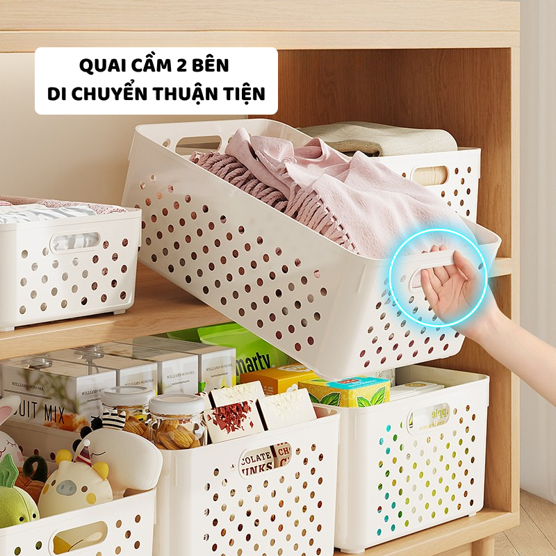 Khay Nhựa Đựng Đồ Đa Năng ENODA HOME, Rổ Nhựa, Khay Nhựa Chữ Nhật Q320 | BigBuy360 - bigbuy360.vn