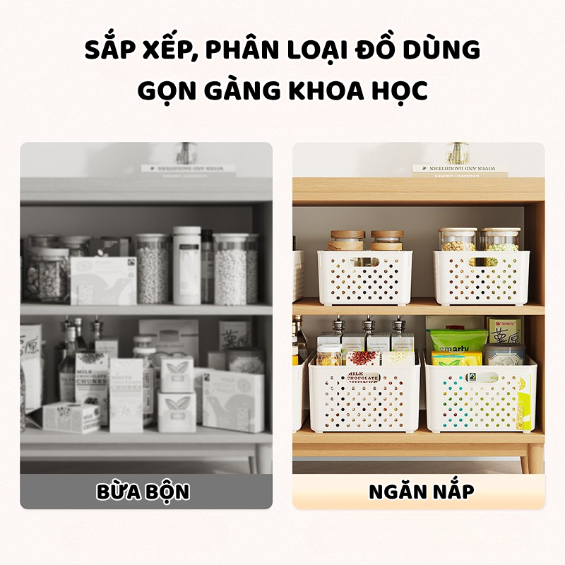 Khay Nhựa Đựng Đồ Đa Năng ENODA HOME, Rổ Nhựa, Khay Nhựa Chữ Nhật Q320 | BigBuy360 - bigbuy360.vn