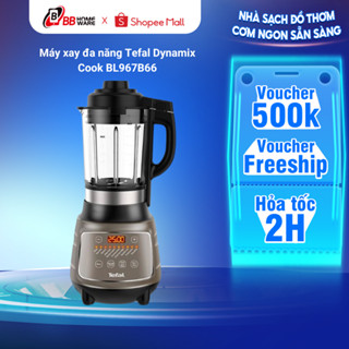 Máy Xay Sinh Tố Làm Sữa Hạt Đa Năng Tefal Dynamix Cook BL967B66 1300W -  Nấu Nóng Và Giữ Ấm Tự Động