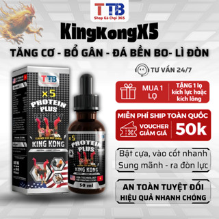 [COMBO GÀ KHOẺ - ĐÁ SUNG] Tăng cơ bổ gân Kingkong x5 cho gà đá, gà chọi phát triển thể lực và cơ bắp toàn diện