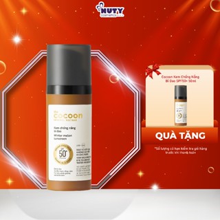 [MUA 1 TẶNG 1] Kem Chống Nắng Cocoon Bí Đao Quang Phổ Rộng Winter Melon Suncreen SPF 50 + PA ++++ (50ml)