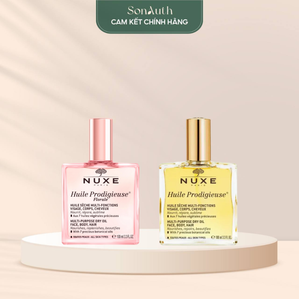 Tinh chất dưỡng Nuxe Huile Prodigieuse Multi Purpose Dry Oil (Nhập khẩu chính hãng)
